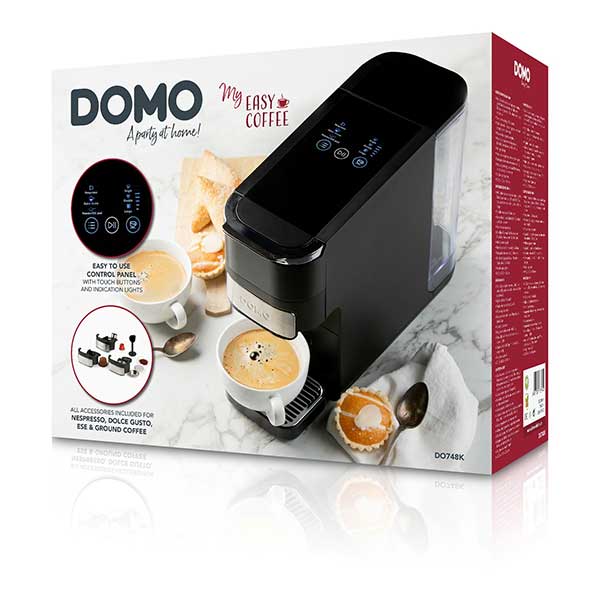 Cafetière 4-en-1 DO748K 1525 W Domo