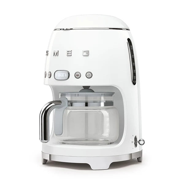 Machine à café Filtre blanc 1050 W DCF02WHEU Smeg
