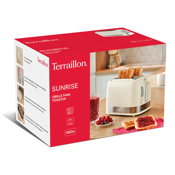 Grille pain Sunrise 2 fentes 1050 W Terraillon