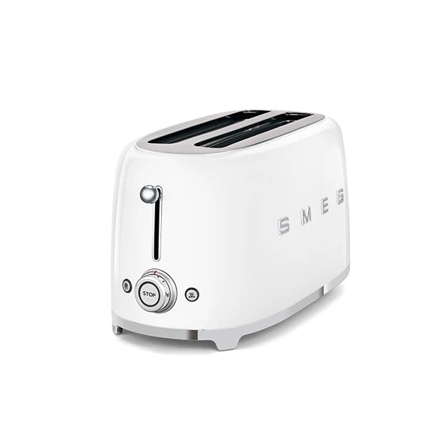Grille pain 4 tranches 1500 W TSF02WHEU blanc Smeg