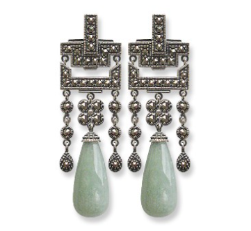 Boucles d'oreille Camille Jade