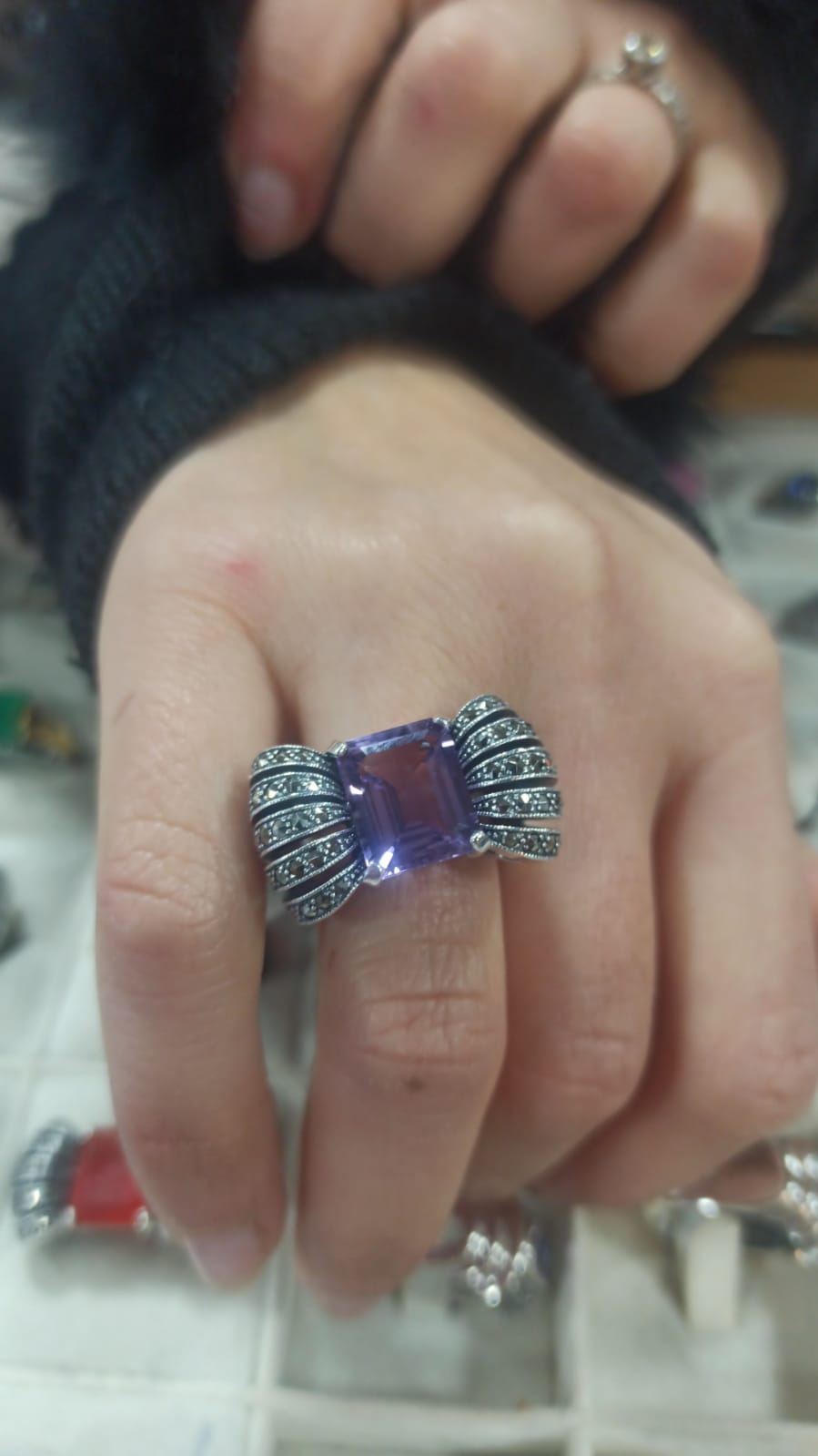Bague Natasha Amethyste