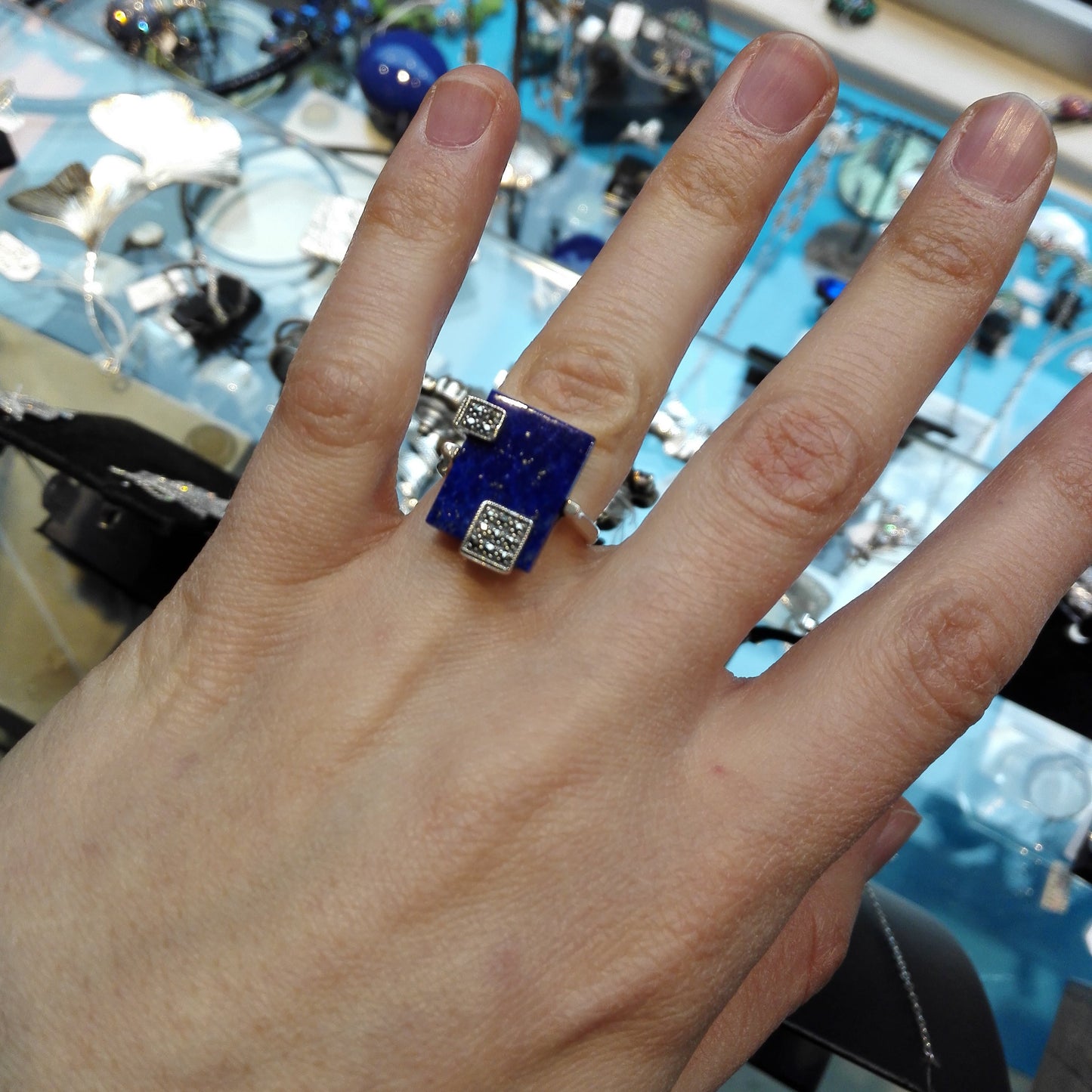 Bague Mireille - Lapis Lazuli
