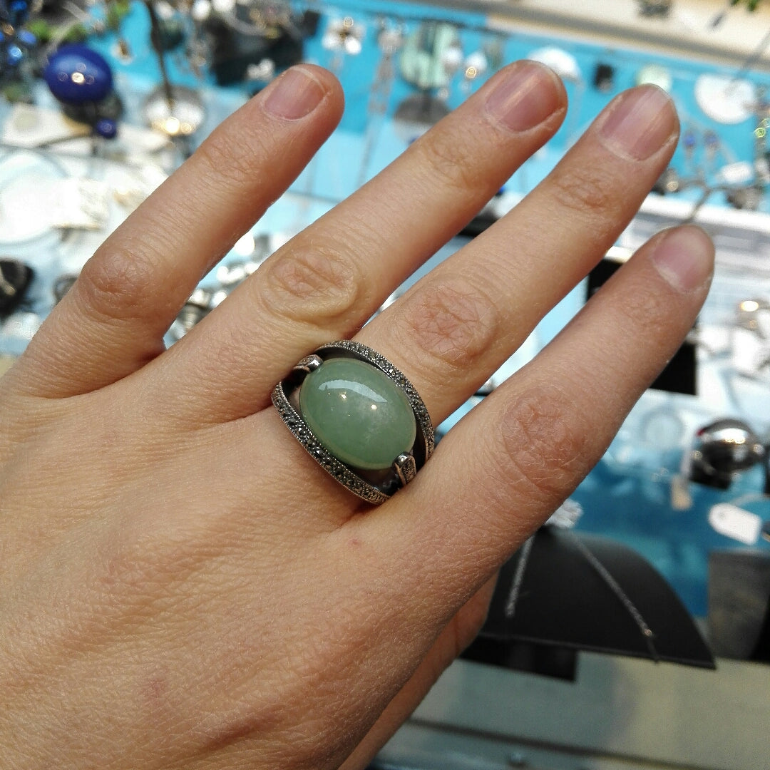 Bague Luna Jade