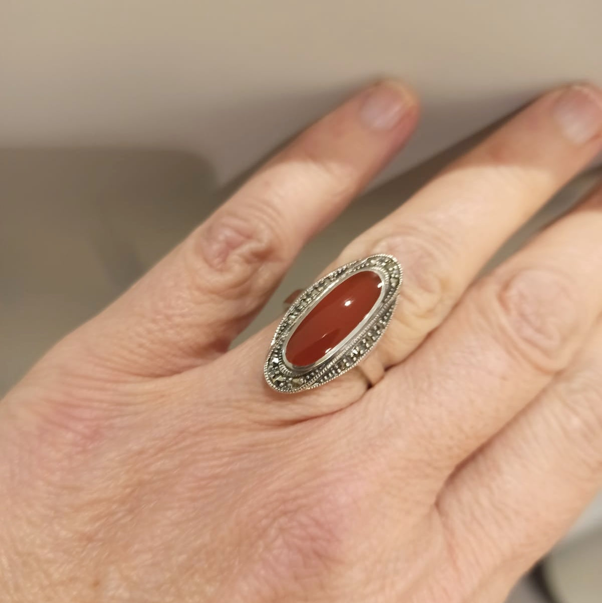 Bague Michele Cornaline