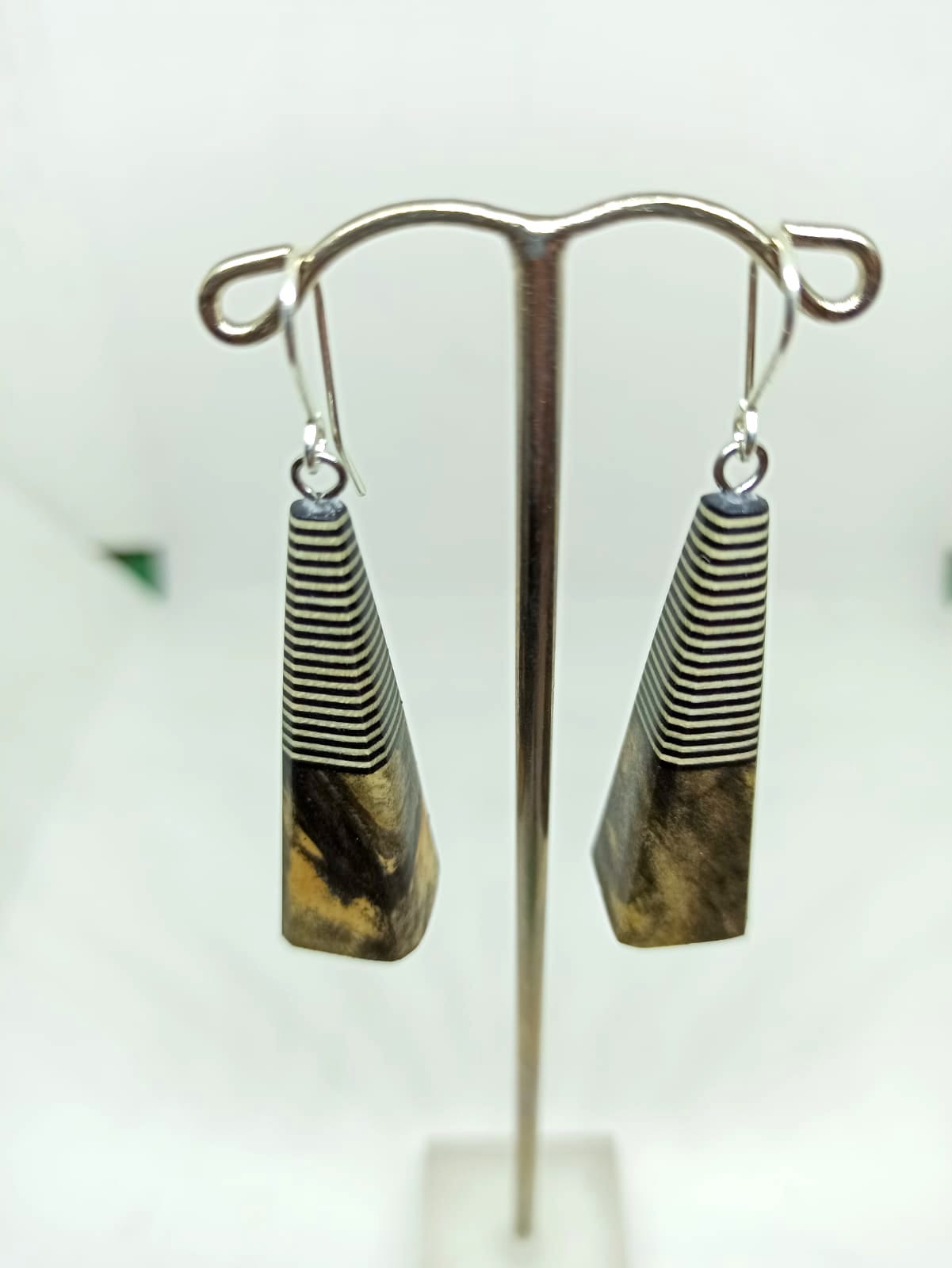 Boucles loupe de marronnier ébène érable