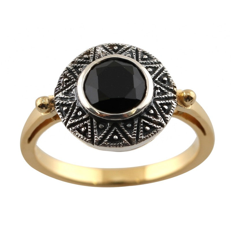 Bague Aline Vermeil Onyx