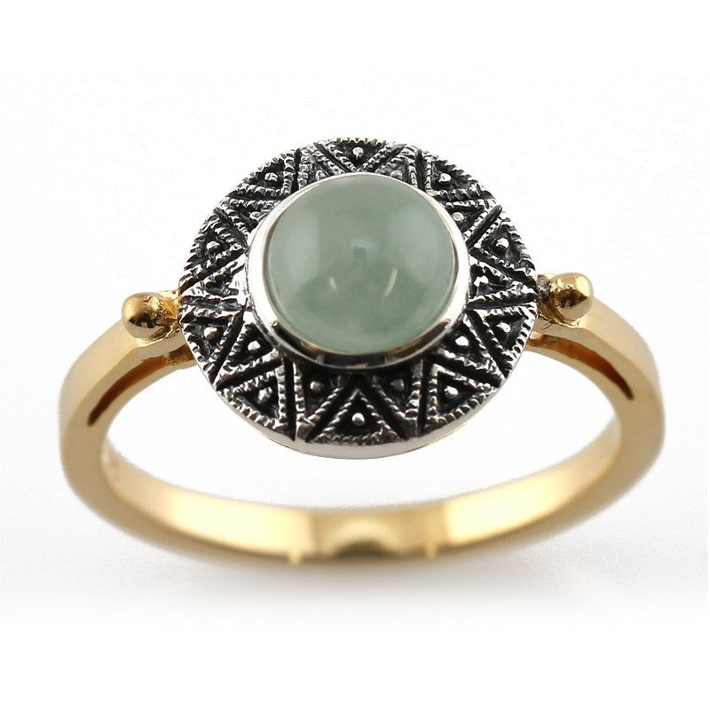 Bague Aline Vermeil Jade
