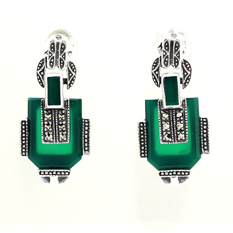 Boucles d'oreille Laure Agate