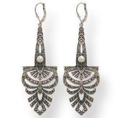 Boucles d'oreille Violette