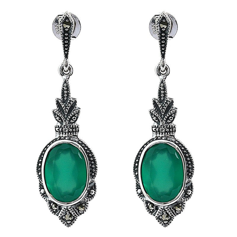 Boucles d'oreille Lea Agate