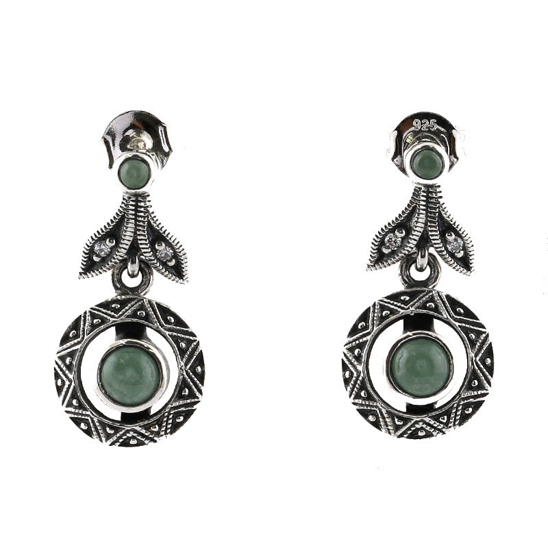 Boucles d'oreille Grace Jade