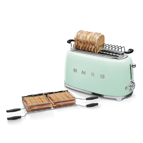 Grille pain 4 tranches 1500 W TSF02PGEU vert d’eau Smeg