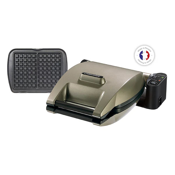 Gaufrier électrique Premium Gaufres® taupe 1200 W Lagrange