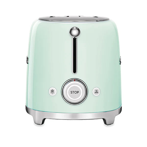 Toaster 2 tranches vert d'eau 950 W TSF01PGEU Smeg