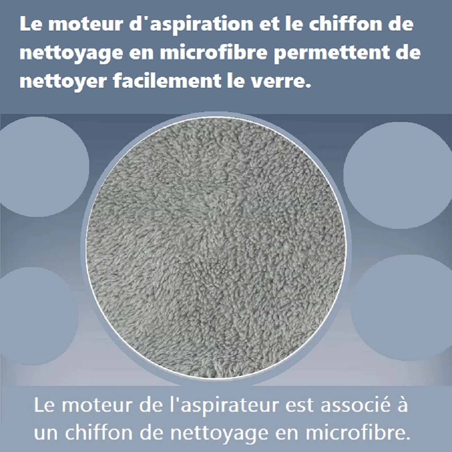 Robot Lave-Vitre RAL-05 - Aspiration 5600Pa & 3 Modes de Nettoyage