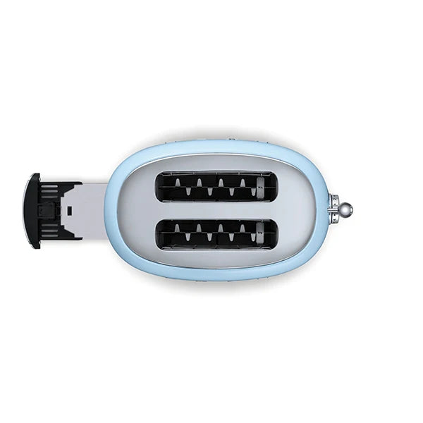 Toaster 2 tranches bleu azur 950 W TSF01PBEU Smeg