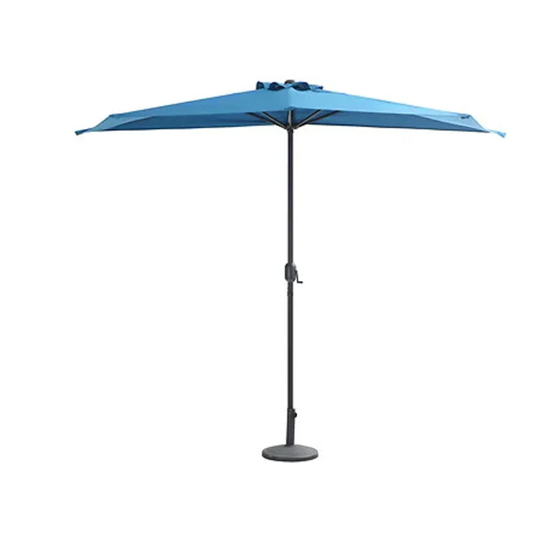 Parasol demi lune - bleu
