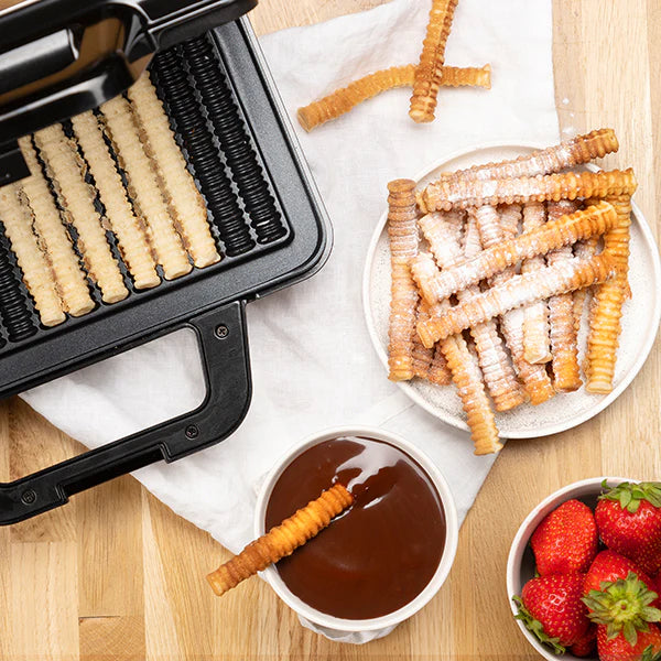 Appareil à gaufres en forme de frites - Wafle stick 1000 W Tristar