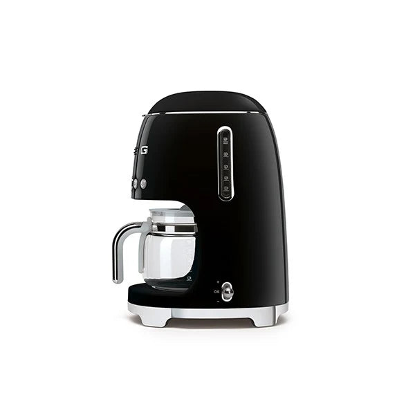 Machine à café filtre noir 10 tasses 1050 W DCF02BLEU Smeg