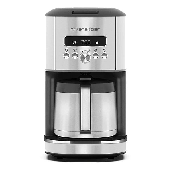 Cafetière à filtre isotherme programmable 1,5L 950W Riviera et bar