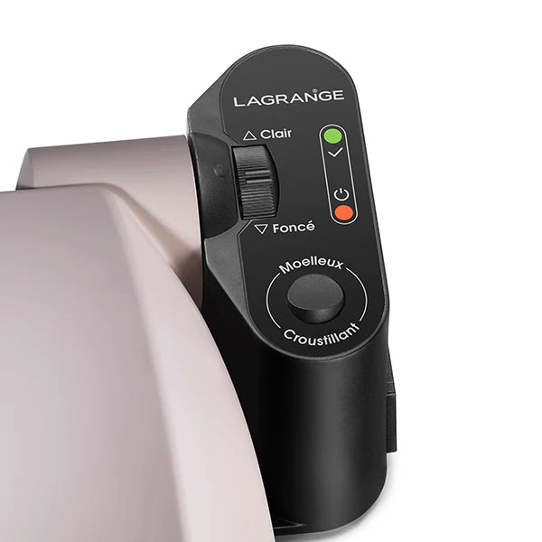 Gaufrier électrique 2 plaques Premium Gaufres® gris minéral 1200 W Lagrange