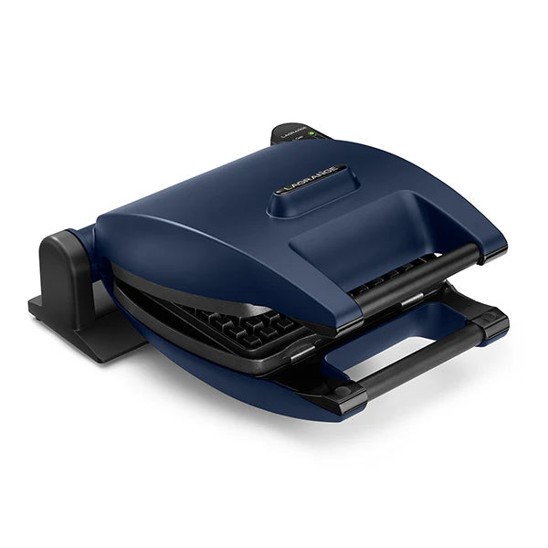 Gaufrier électrique 3 plaques Premium Gaufres® bleu abysse 1200 W Lagrange