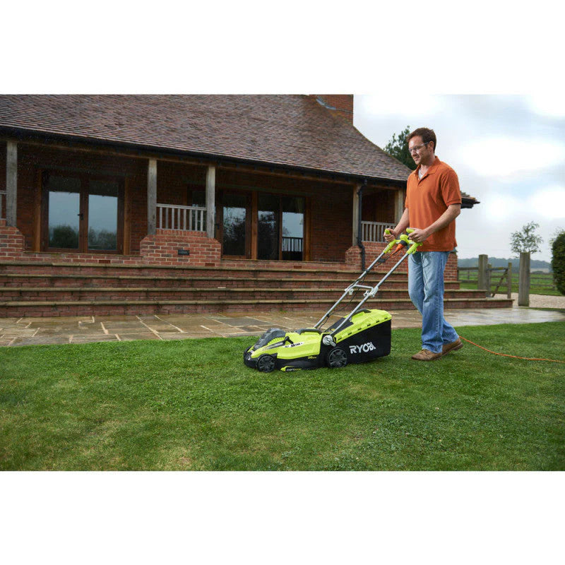 Tondeuse 1500 W RYOBI RLM15E36H - Ø coupe 36 cm - ramassage et mulching - double poignée Vertebrae™