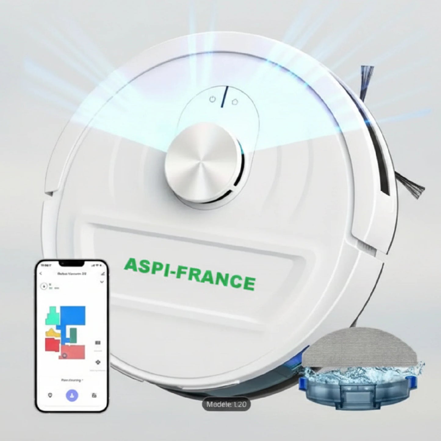 Brosse rotative pour Robot Aspirateur & Laveur