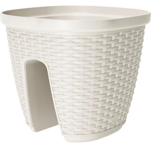 Pot balustrade Casa mesh 30 - Blanc - 30x30cm