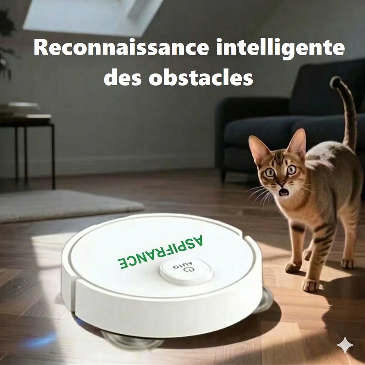 Mini Robot Aspirateur - ED-27 -  20cm