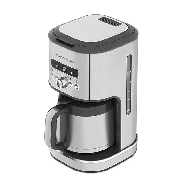 Cafetière à filtre isotherme programmable 1,5L 950W Riviera et bar