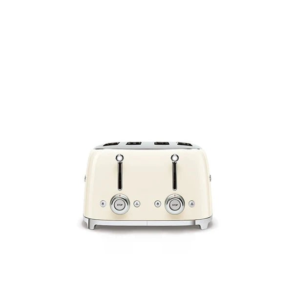 Toaster 4 fentes crème 2000 W TSF03CREU Smeg