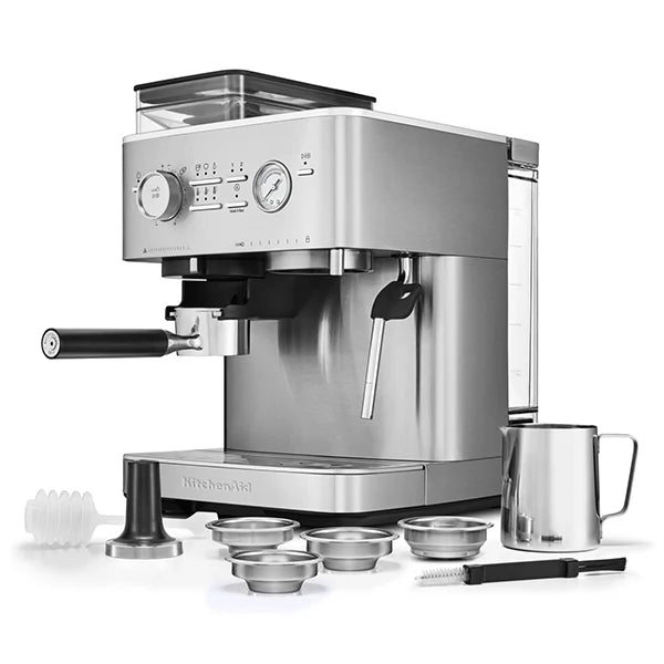 Machine à café semi-automatique avec broyeur 5KES6551SX Kitchenaid