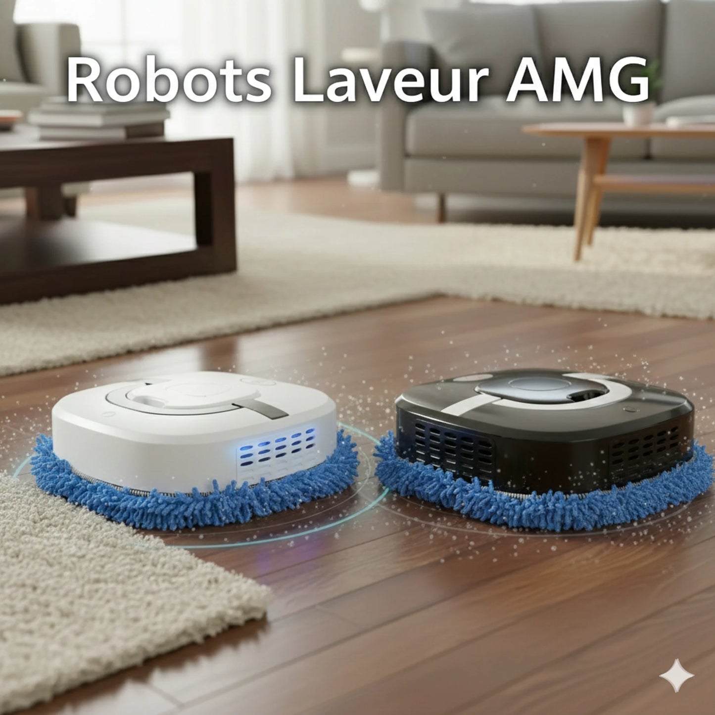 Robot Laveur de Sol AMB - 2h Autonomie - Pulvérisation - Navigation 3D