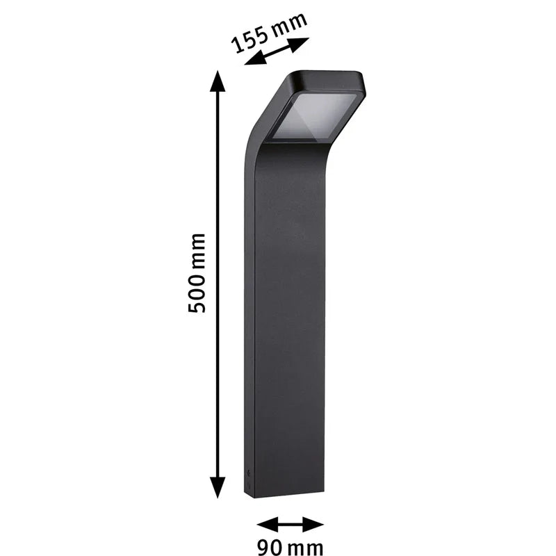 Borne lumineuse Kulma Extérieur - Paulmann - 94746 - 230V - 7,5W - 1000lm - 3000K - IP44 - Bord de mer