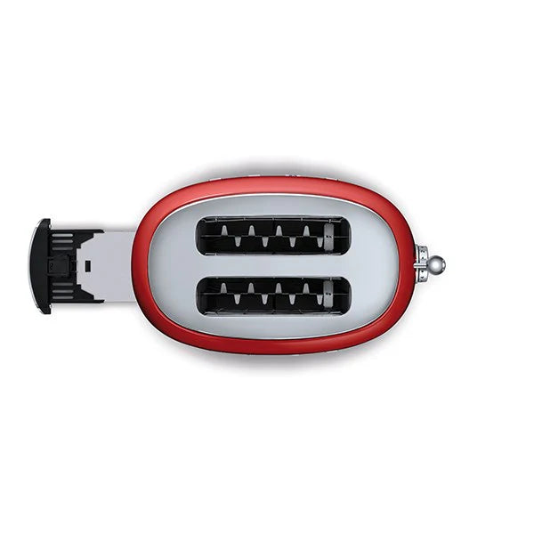 Toaster 2 fentes rouge 950 W TSF01RDEU Smeg