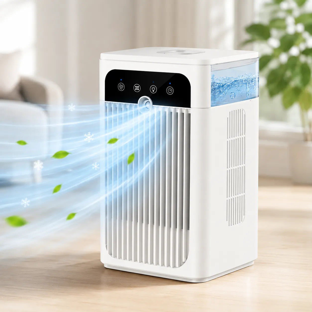 AeroMist | Ventilateur Brumisateur Rafraîchisseur d'Air Portable Rechargeable