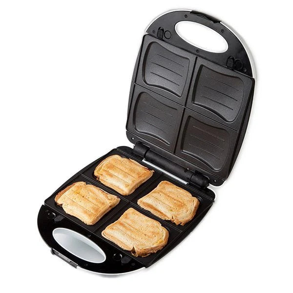 Appareil 4 gaufres et croque-monsieurs 1200 W DO9046C Domo