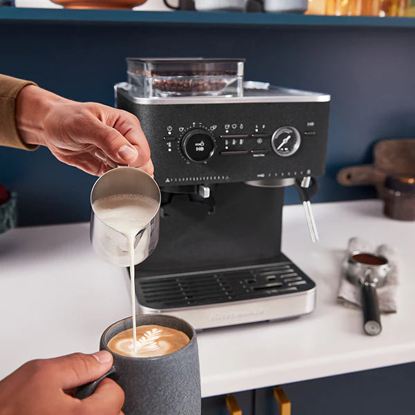 Machine à café semi-automatique avec broyeur 5KES6551BK Kitchenaid