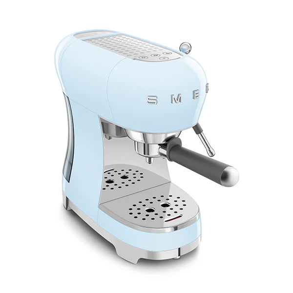 Machine à café expresso 1 L 1350 W ECF02PBEU bleu azur Smeg