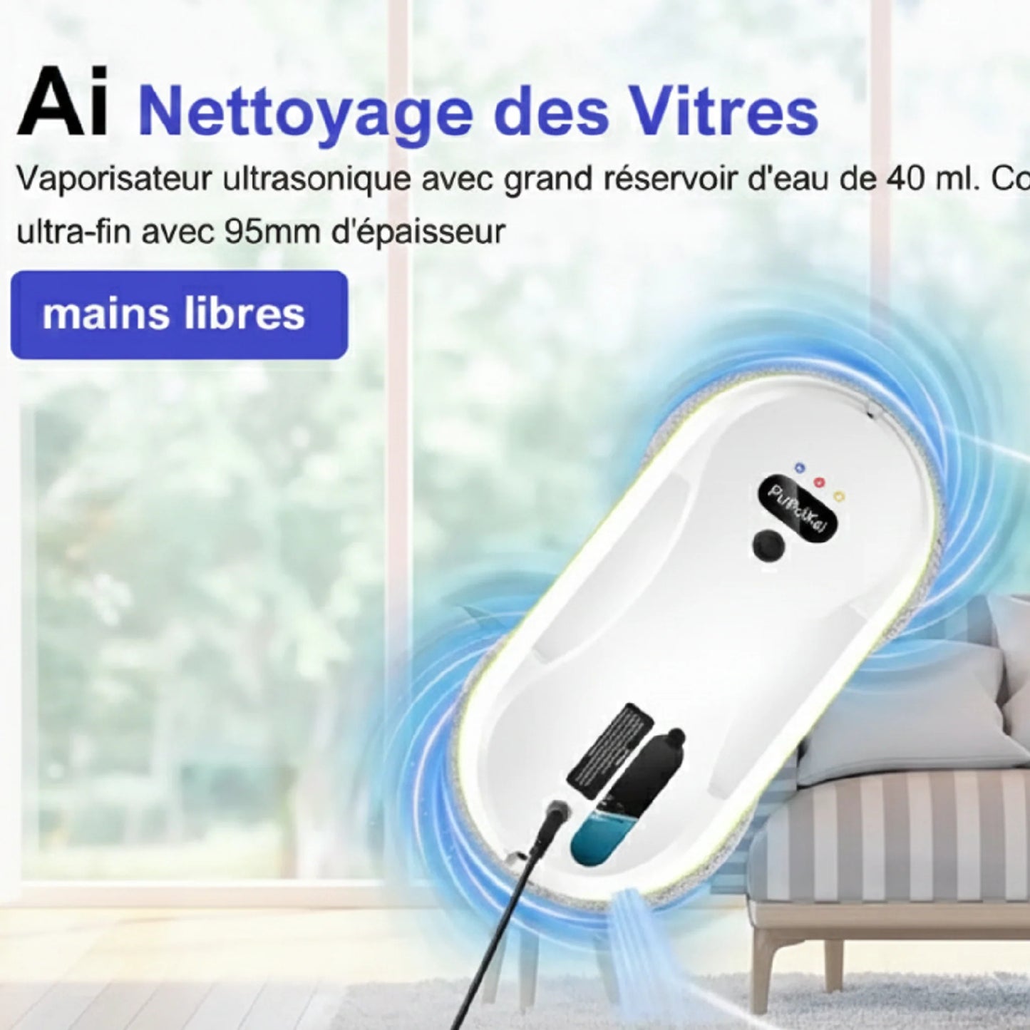Robot Lave-Vitre -  RAL-08 - Télécommande de Contrôle