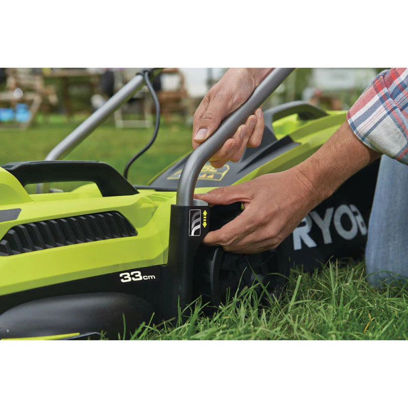 Tondeuse 1500 W RYOBI RLM15E36H - Ø coupe 36 cm - ramassage et mulching - double poignée Vertebrae™