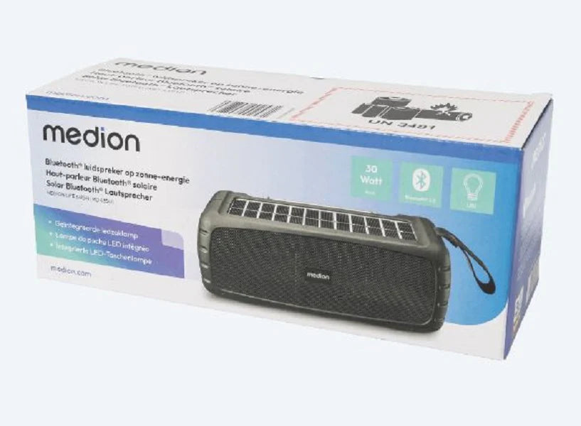 Enceinte Bluetooth Solaire — Son Puissant & Autonomie Illimitée