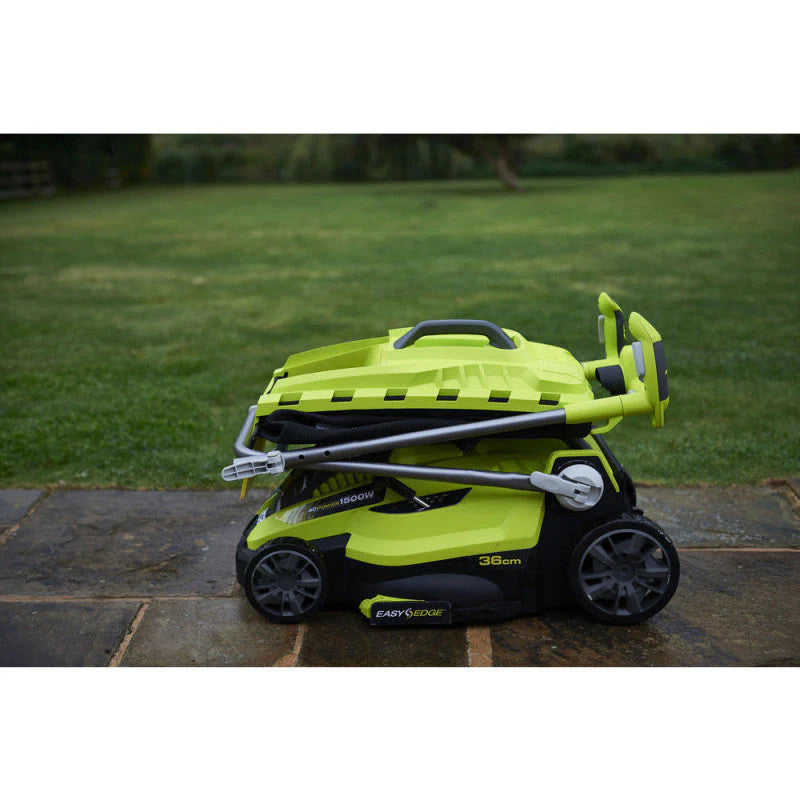 Tondeuse 1500 W RYOBI RLM15E36H - Ø coupe 36 cm - ramassage et mulching - double poignée Vertebrae™