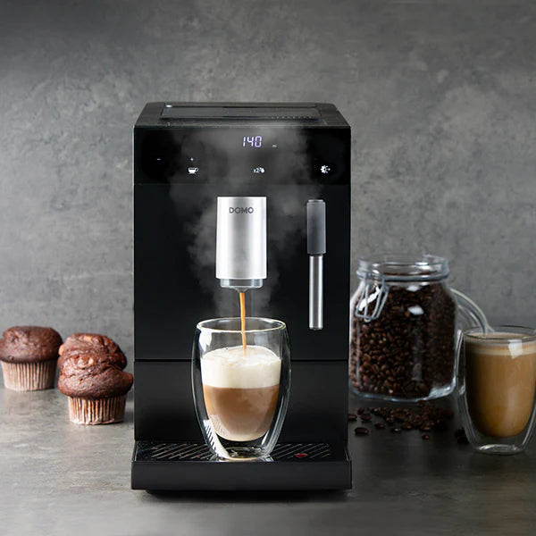 Machine à expresso automatique noire 1350 W Domo