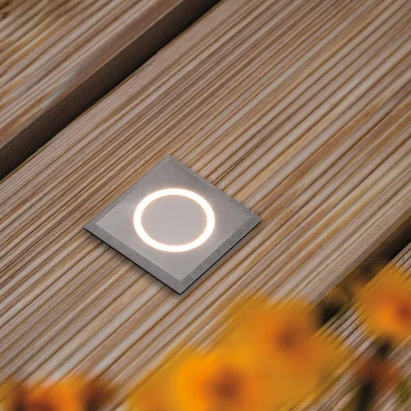 Encastré de sol Floor Extérieur - Paulmann - 230V - D.50mm - 2W - 210lm - 3000K - IP67 - Acier