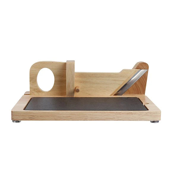 Guillotine à saucisson avec plateau ardoise  Livoo