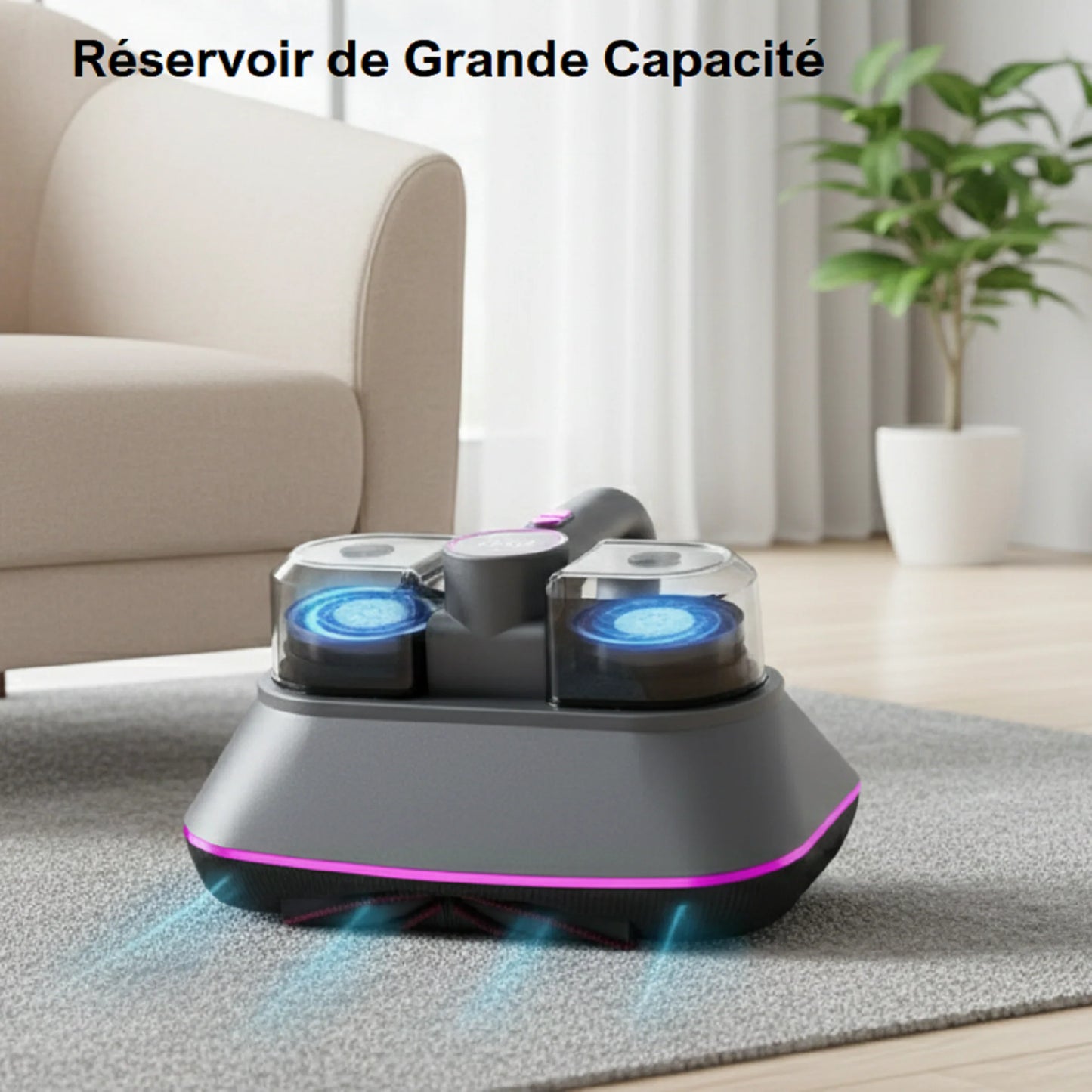 Aspirateur Matelas LG10 - Sans Fil - Aspiration Puissante - Charge USB - Spécial Fête des Mères