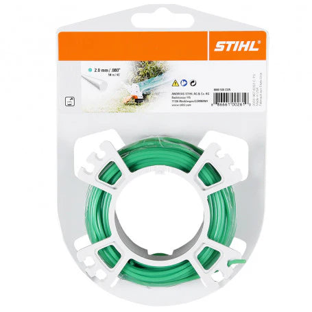 Fil de coupe rond silencieux Ø 2,0 mm x 14 m - STHIL - 0000 9302416 - VERT